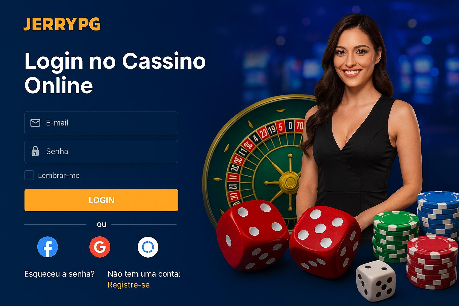 Criar uma nova Conta no plataforma JERRYPG