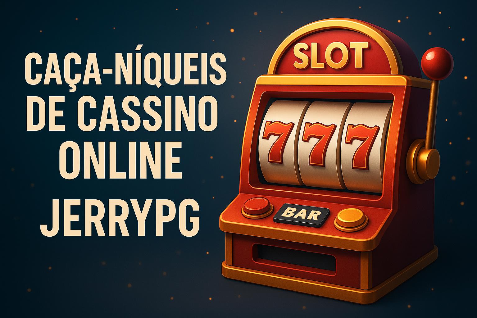 Explore o mundo das slot machines no JERRYPG Casino